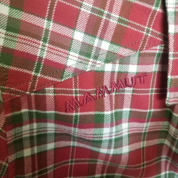 Mammut Womens Plaid Flannel Shirt Size S Gorpcore Casual Grunge Outdoor Snap Up - Picture 6 of 10
